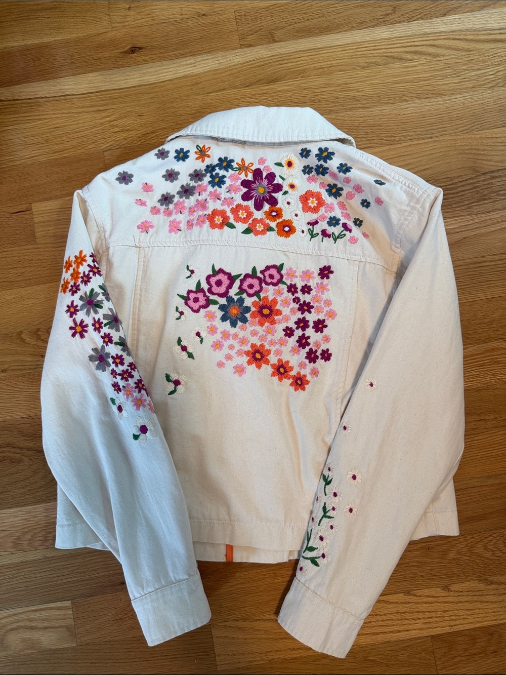 Like new Anthropologie embroidered jacket